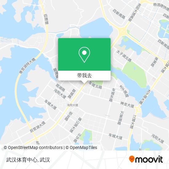 武汉体育中心地图