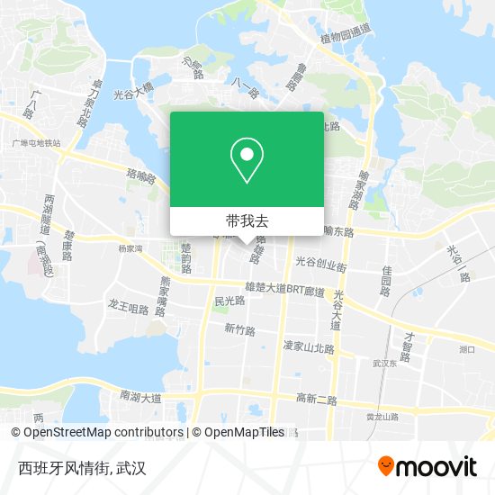 西班牙风情街地图