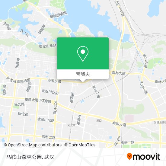 马鞍山森林公园地图