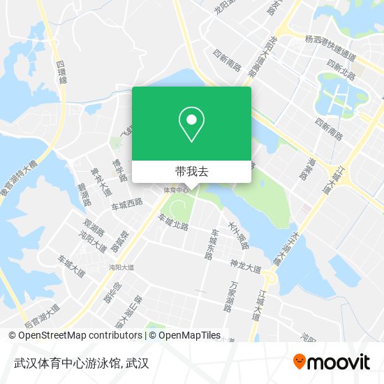 武汉体育中心游泳馆地图