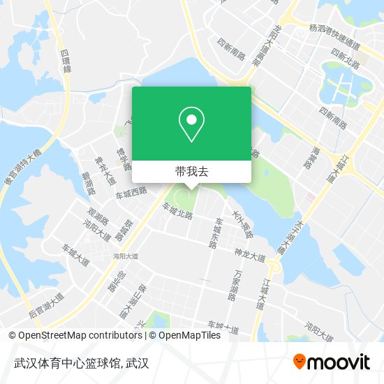 武汉体育中心篮球馆地图