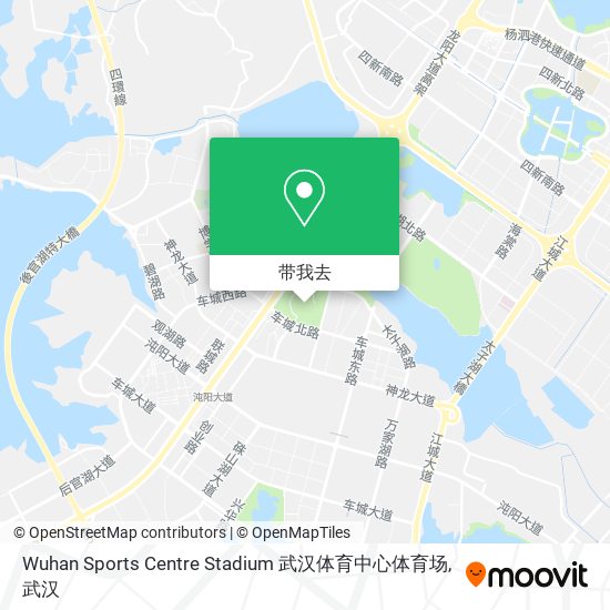 Wuhan Sports Centre Stadium 武汉体育中心体育场地图