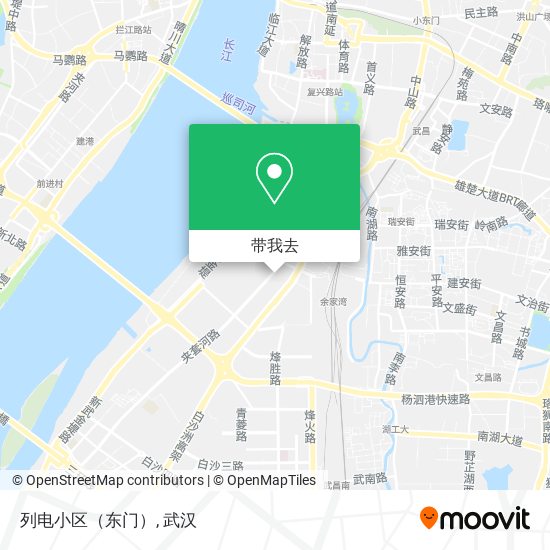 列电小区（东门）地图