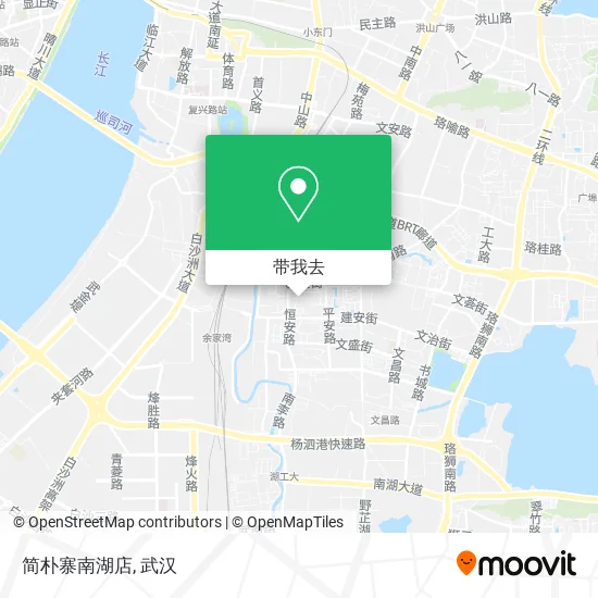简朴寨南湖店地图