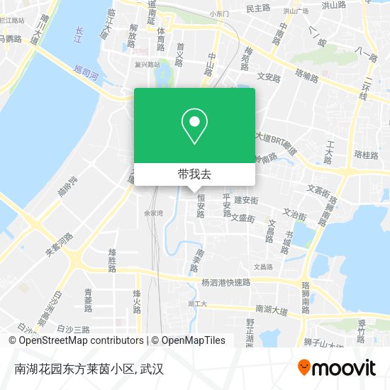 南湖花园东方莱茵小区地图