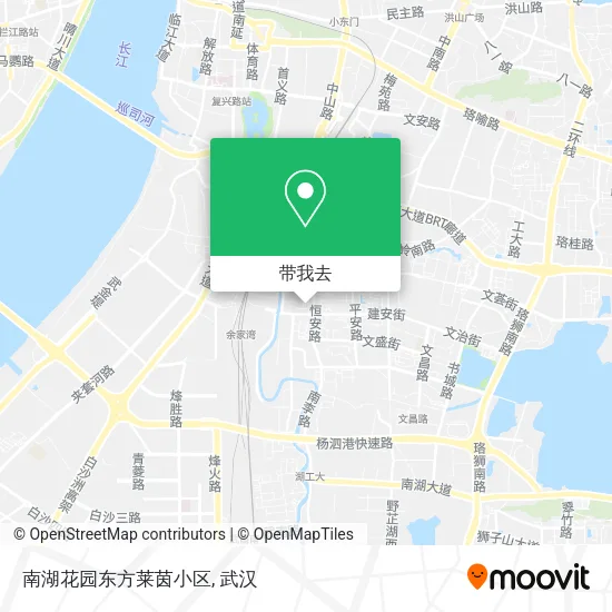 南湖花园东方莱茵小区地图