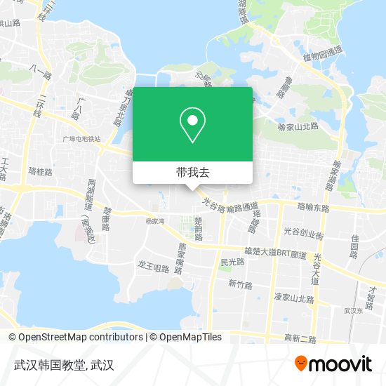 武汉韩国教堂地图