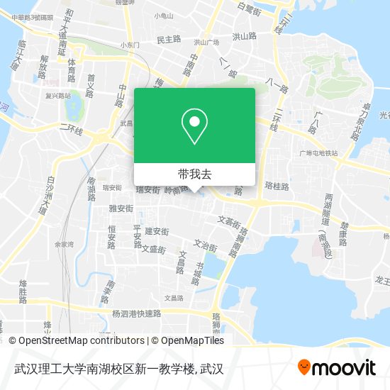 武汉理工大学南湖校区新一教学楼地图