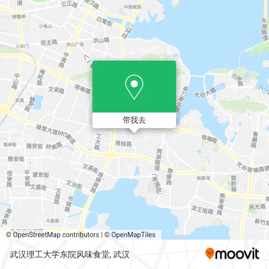 武汉理工大学东院风味食堂地图