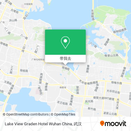 Lake View Graden Hotel  Wuhan China地图