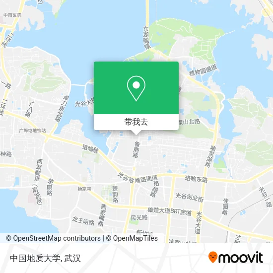 中国地质大学地图