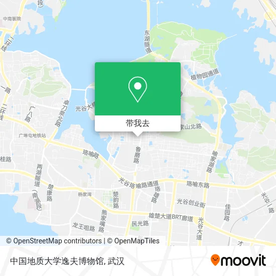 中国地质大学逸夫博物馆地图