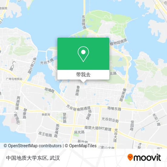 中国地质大学东区地图