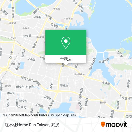 红不让Home Run Taiwan地图