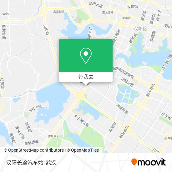 汉阳长途汽车站地图