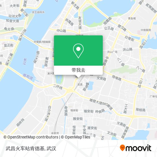 武昌火车站肯德基地图