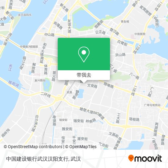 中国建设银行武汉汉阳支行地图