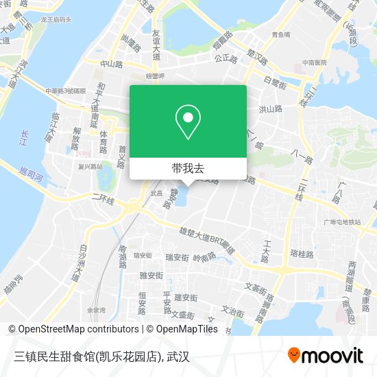 三镇民生甜食馆(凯乐花园店)地图