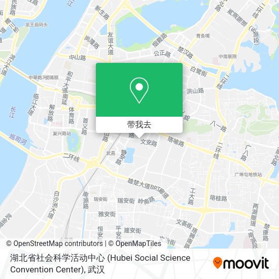 湖北省社会科学活动中心 (Hubei Social Science Convention Center)地图