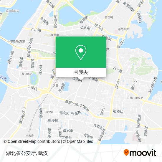 湖北省公安厅地图