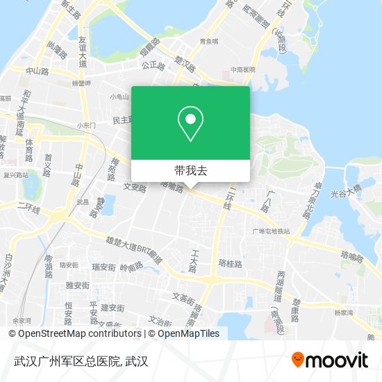 武汉广州军区总医院地图