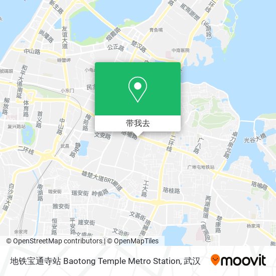 地铁宝通寺站 Baotong Temple Metro Station地图