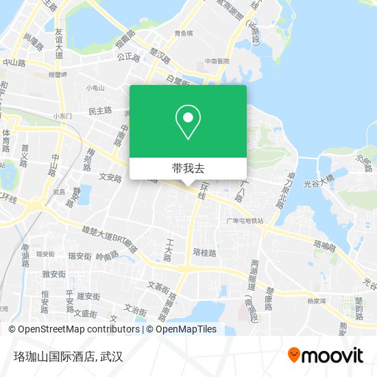 珞珈山国际酒店地图