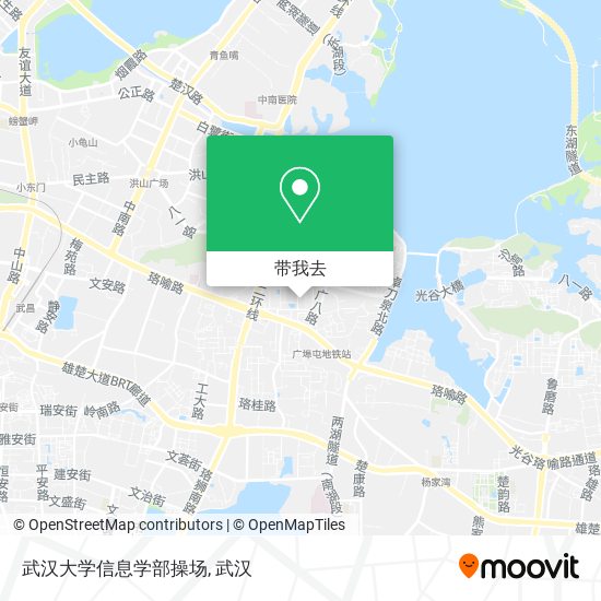 武汉大学信息学部操场地图