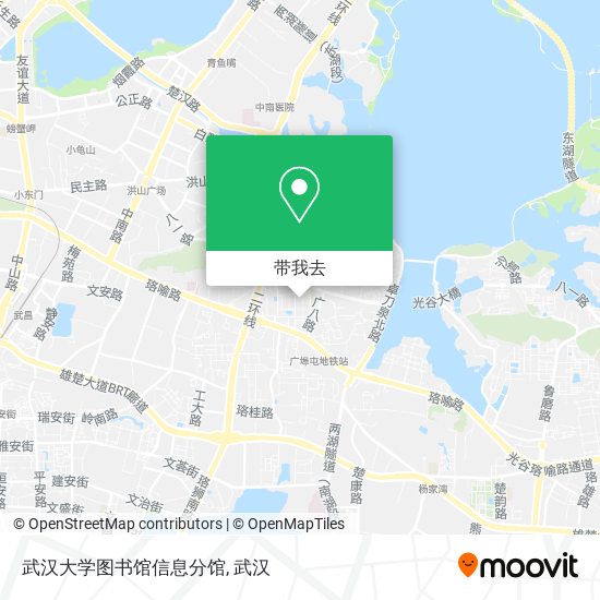 武汉大学图书馆信息分馆地图