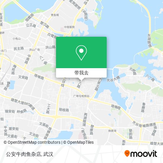 公安牛肉鱼杂店地图