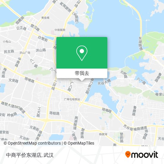 中商平价东湖店地图