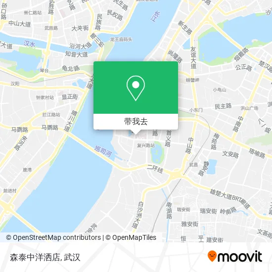 森泰中洋洒店地图