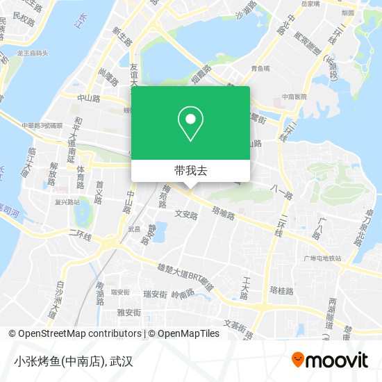 小张烤鱼(中南店)地图