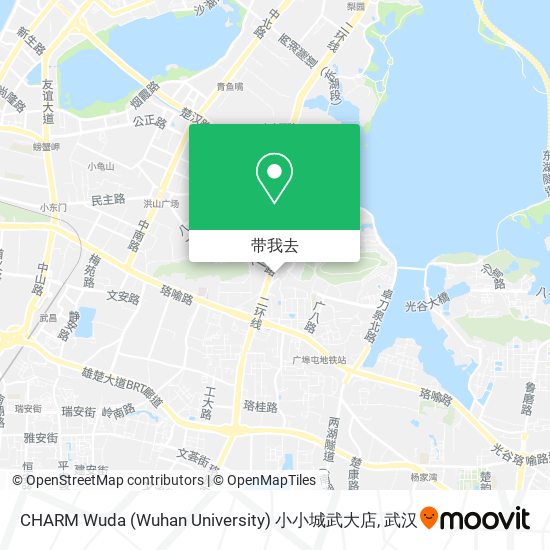 CHARM Wuda (Wuhan University) 小小城武大店地图