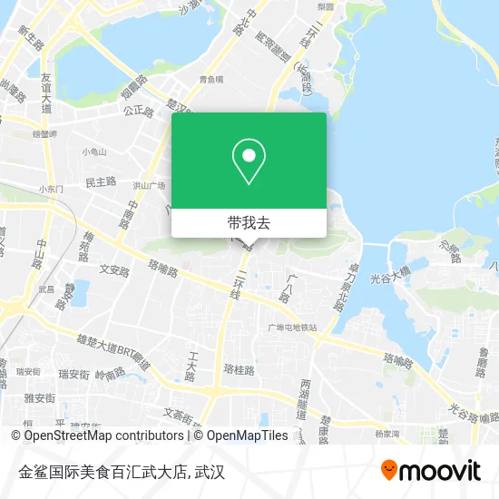 金鲨国际美食百汇武大店地图
