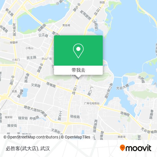 必胜客(武大店)地图