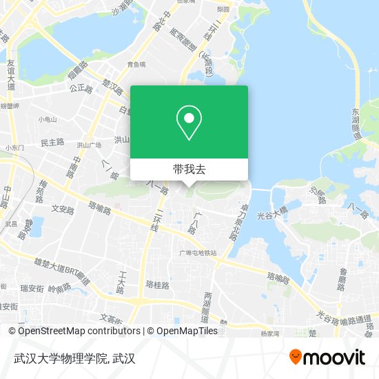 武汉大学物理学院地图