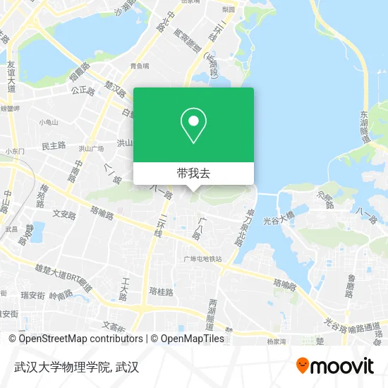 武汉大学物理学院地图