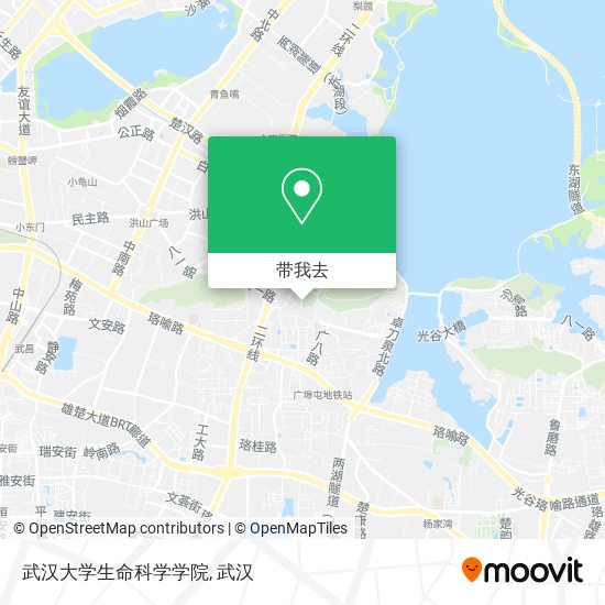武汉大学生命科学学院地图