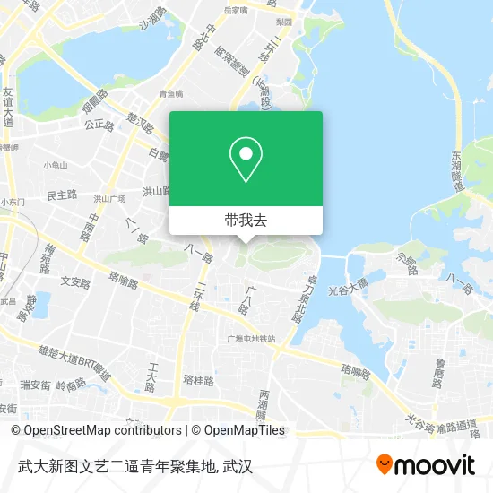 武大新图文艺二逼青年聚集地地图