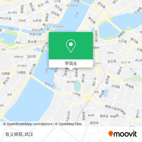 首义师苑地图