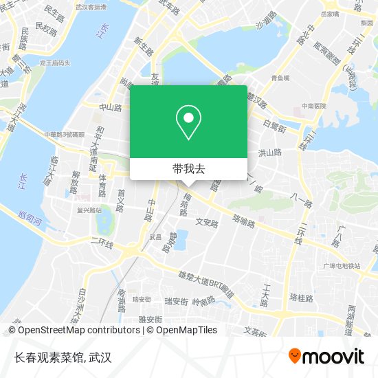 长春观素菜馆地图