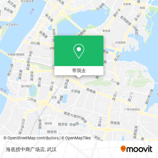 海底捞中商广场店地图