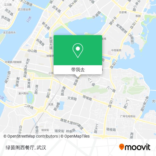 绿茵阁西餐厅地图