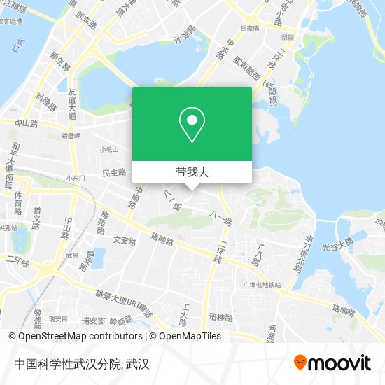 中国科学性武汉分院地图