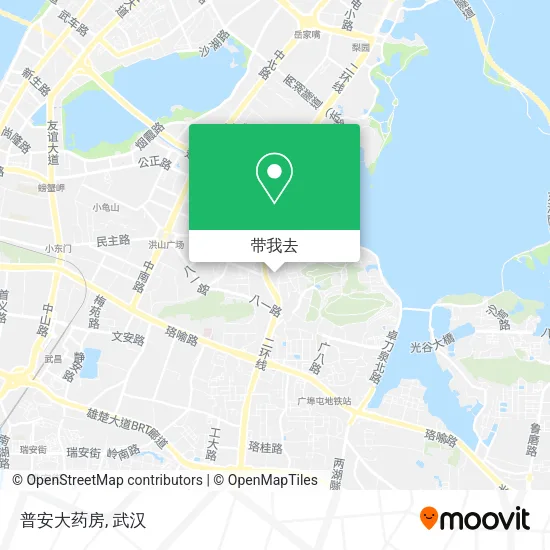 普安大药房地图