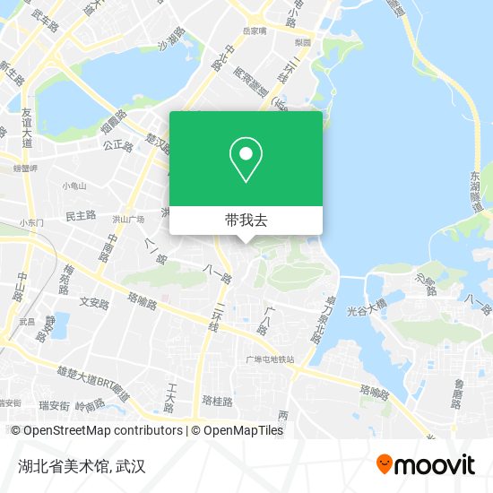 湖北省美术馆地图