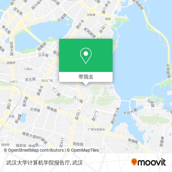 武汉大学计算机学院报告厅地图