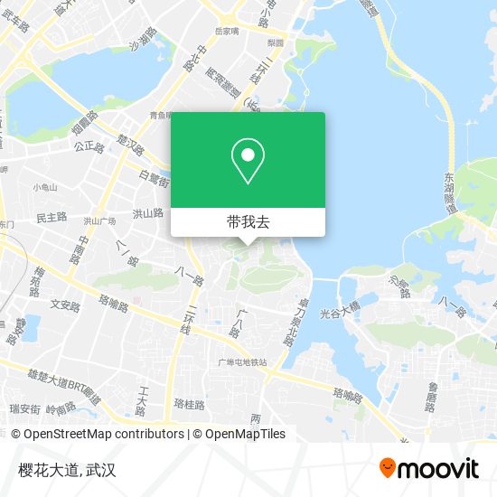 樱花大道地图