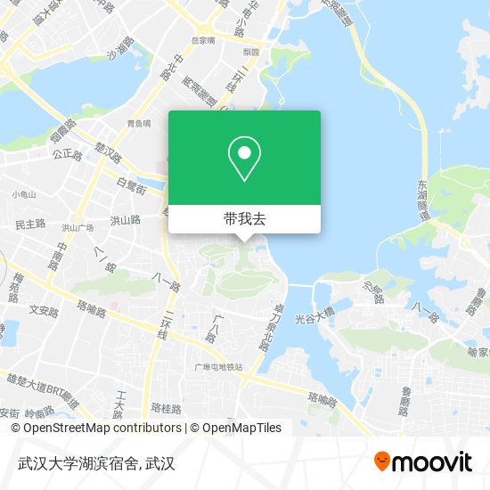 武汉大学湖滨宿舍地图